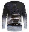 Ватирана блуза с камион mercedes #0047